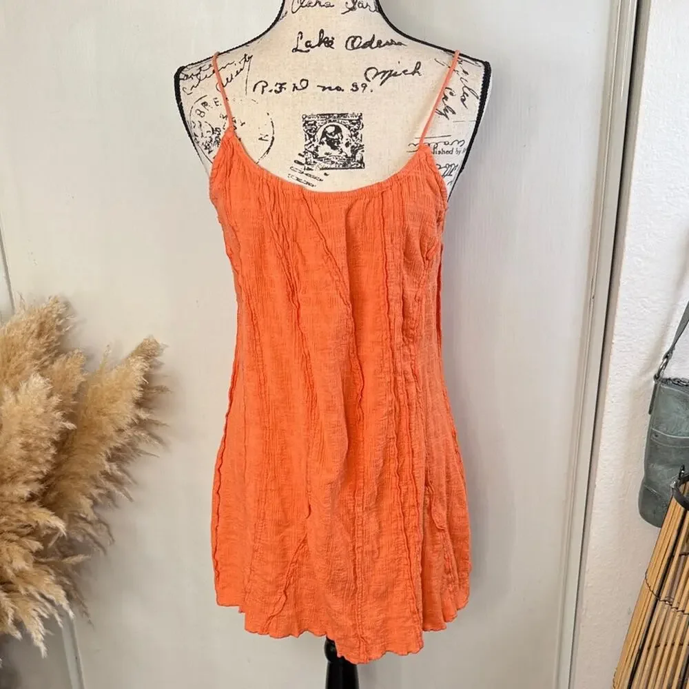 Free People Endless Summer Throwing Shade Mini Dress size Large